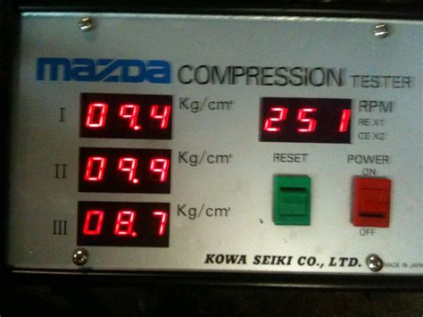 cold compression test rx7|Finally got a compression tester, here are the results : r/RX7.